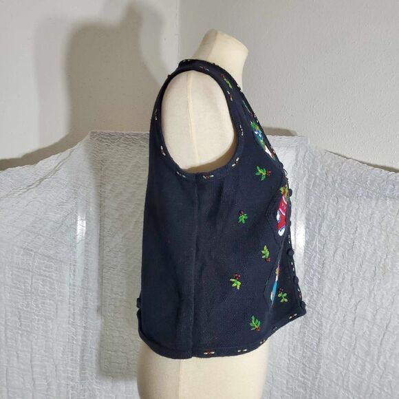 Hampshire Studio VTG Ugly Christmas Sweater Size Petite Medium - Picture 3 of 11